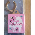 Unicorn - Believe - Keyring/Keychain