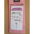 Magnetic Bookmark - Good Friends are Like Angels (New condition)