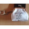 A Granddaughter Coin Purse/Keyring/Keychain (New condition)