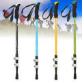 3-Section Carbon Telescopic Nordic Outdoor Walking Trekking Pole Hiking Stick