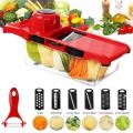 Vegetable Slicer with Peeler & Hand Protector
