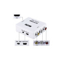 AV to HDMI Converter Adapter Mini Composite CVBS to HDMI AV2HDMI Converter 1080p White