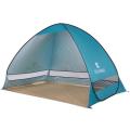 BEACH TENT CAMPING TENT UV PROTECTION SHELTER  pink-blue