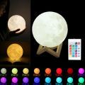 16 Colour 3D Moon Lamp - 15cm Diameter
