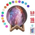 3D Print Galaxy Moon Lamp 16 Colors