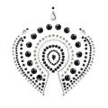 Bijoux Indiscrets Flamboyant Black & Silver Body Jewelry