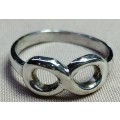 925 Sterling Silver infinity Ring