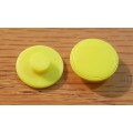 EXTRA coloured caps [Yellow pair] for Fidget Spinner Toy