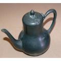 Vintage METAWA Holland Pewter Tea set & Tray -  Tea pot Height 200mm - Tray diameter 340mm