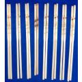 10 Pairs of Wooden Chopsticks - 2 Pairs in Silk Cases - See all Pictures below.