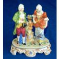 Rare Italian Porcelain "Courting Couple" Circa 1930 - See all details in discription