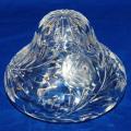 Beautiful, Heavy, Rose Cut Glass Shade - See description for sizes and pictures