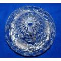 Beautiful, Heavy, Rose Cut Glass Shade - See description for sizes and pictures