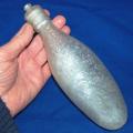 Vintage Glass Baby Feeder Bottle - Made in England - Length 230mm