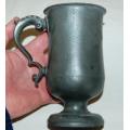 Antique Pewter Collection - Victorian Tankard, Gill Measures and Plates - See description & Pictures