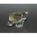 Ngwenya Glass - 2 Warthogs - Height 60mm to top of tail,