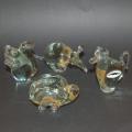 Ngwenya Glass - Baboon, Antbear, Tortoise and Squirrel - Baboon Height 70mm