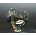 Ngwenya Glass - Baboon, Antbear, Tortoise and Squirrel - Baboon Height 70mm