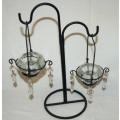 Set of 3 Decorative Tea Light Holders - 3-2- and 1    Tallest is 350mm