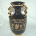 Greek Vase with 24k Gold Trim - Height 180mm
