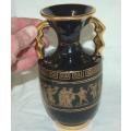 Greek Vase with 24k Gold Trim - Height 180mm