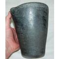 Antique Crucible with Spout - Interesting backstamp - Weight 1.8 kg's - Height 200mm