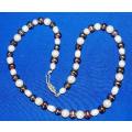 Elegant Pearl ?? Necklace (Feels real, but not sure) Length 450mm