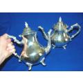 Stunning Quality EMESS Silver Plated Tea Set on Tray - See Pictures and description for details.