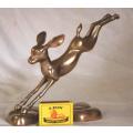 Brass Frolicking Bambi - Height 170mm