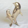Quality Brass Dolphins - Height 155mm
