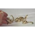 2 Brass Mice and a Rat - Rats Length is 80mm - All sold as one lot.