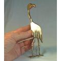 Interesting Solid Brass Flamingo - Height 175mm