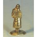 Brass Figurine of Mother & Child - Possibly North American Indian - Height 80mm