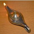 Quality Vintage Brass Genie Lamp or Incense Burner - Length 160mm