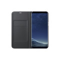 Samsung Galaxy S8+ (Plus) Flip LED Cover (Grey-Black Colour)