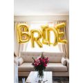 Bright Gold Foil Letter Balloon 40"/101cm ANY 5 LETTERS