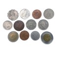 Mixed internationl coins