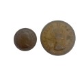 1959 Penny and half penny