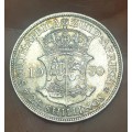 SA Union Silver 1930 Half Crown - Magnificent example