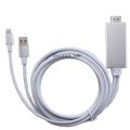 iPhone/iPad to HDTV Cable 2M - Phone/Tab to HDMI TV