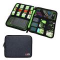 Storage Case Backup Battery Powerbank Charger and Cables Carry Pouch BUBM (Large)