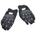 Pro-biker Black Motorcycle Racing Gloves - XL *FREE DELIVERY*