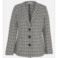 EDIT Grey Regular Straight Cut Polyester & Fit Blazer Suit