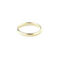 9ct YELLOW GOLD 2mm WEDDING BAND with free ammonite