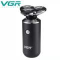 Vgr Razor Electric Usb Rechargeable Razor Men`s Body Wash And Shave