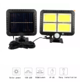 128 LED COB Solar Split Lamp Motion Sensor Waterproof Outdoor