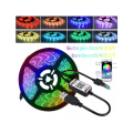 USB LED Strip TV Backlight Bluetooth APP Control Flexible Ribbon Waterproof RGB Light 5050 SMD Tape