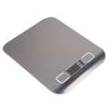 Stainless Steel Kitchen Scale Cooking Square Measuring Tool Ultra-thin Electronic Weight LED High Qu