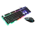 Wired Backlit Keyboard Luminous Gaming Set Keyboard Mouse