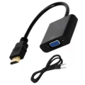 1080P HD-MI to VGA with AUC cable male to female video converter adapter cable suitable for PC DVD D